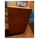 Vintage Solid Oak Small 3-Shelf Bookcase / Display Cabinet