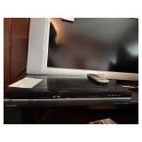 Magnavox 31" HDTV Monitor & Toshiba DKR40 DVD Video Recorder Bundle - Tested including black tv stand