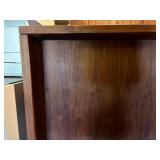 Vintage Mid-Century Modern Style Wooden Executive Office Desk - With 3 Drawers
