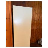 HON 5-Shelf Metal Lateral Open-File Cabinet with Retractable Doors & Dividers - Putty/Beige