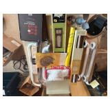 Multipurpose Estate Lot: Home Mobility Bars, Vintage Décor & Utility Items