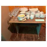 Gusdorf Vintage Faux Woodgrain Computer Desk / Utility Table - Table Only