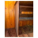 Gusdorf Vintage Faux Woodgrain Computer Desk / Utility Table - Table Only