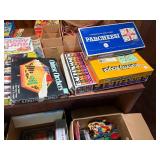 Vintage Board Game & Toy Lot - Monopoly, Candy Land, Lincoln Logs, Tinkertoy, Bop It
