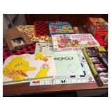 Vintage Board Game & Toy Lot - Monopoly, Candy Land, Lincoln Logs, Tinkertoy, Bop It