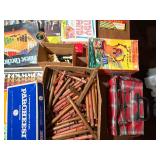 Vintage Board Game & Toy Lot - Monopoly, Candy Land, Lincoln Logs, Tinkertoy, Bop It