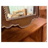 Vintage NuTone Model 795 Federal Style Wall Mirror with Eagle Finial
