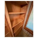 Classic Oak Finish 6-Tier Bookcase – Adjustable Wooden Shelving Unit