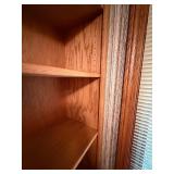 Classic Oak Finish 6-Tier Bookcase – Adjustable Wooden Shelving Unit