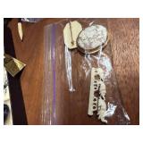 Vintage Elephant-Themed Carvings, Jewelry, Letter Openers & Souvenir Collectibles Lot