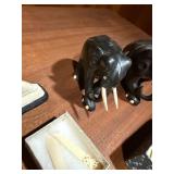 Vintage Elephant-Themed Carvings, Jewelry, Letter Openers & Souvenir Collectibles Lot