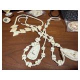 Vintage Elephant-Themed Carvings, Jewelry, Letter Openers & Souvenir Collectibles Lot