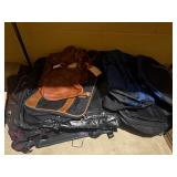 Lot of Vintage & Casual Bags – Leather Backpack, Duffel, & Garment Travel Bags