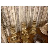 Vintage Home Decor Lot - Syroco Style Corbel Brackets, Mirror Sconces & Wooden Drawers