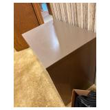 Vintage Steelcase 2-Drawer Metal Filing Cabinet - Brown / Taupe - Industrial Office