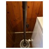 Vintage Tiffany Style Stained Glass Torchiere Floor Lamp
