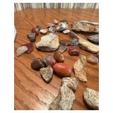 Austrian Crystal Sun Catchers & Assorted Polished Stones, Agates and Mineral Specimens