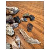 Austrian Crystal Sun Catchers & Assorted Polished Stones, Agates and Mineral Specimens