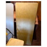 Vintage Folding Table & Chairs Set - (4) Padded Chairs & (2) Tables