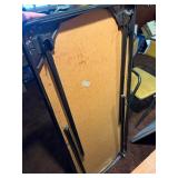 Vintage Folding Table & Chairs Set - (4) Padded Chairs & (2) Tables