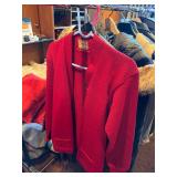 Vintage & Premium Outerwear Collection with (2) Rolling Garment Racks