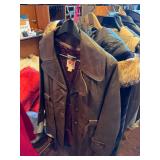 Vintage & Premium Outerwear Collection with (2) Rolling Garment Racks