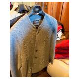 Vintage & Premium Outerwear Collection with (2) Rolling Garment Racks