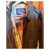 Vintage & Premium Outerwear Collection with (2) Rolling Garment Racks