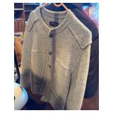 Vintage & Premium Outerwear Collection with (2) Rolling Garment Racks