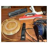 Vintage Electronics & Office Lot - Cobra Radio Scanner, Brownie Camera, VuPoint Wand Scanner, Pelonis Heater, Headphones & More