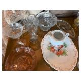 Vintage Glassware, Depression Glass, & Fine Ceramic Serving Collection