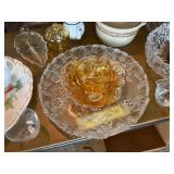 Vintage Glassware, Depression Glass, & Fine Ceramic Serving Collection