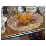 Vintage Glassware, Depression Glass, & Fine Ceramic Serving Collection