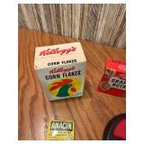 Vintage Pocket Simon Game, Miniature Advertising Boxes, Kodak Film Canisters & NOS Novelty Collectibles