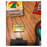 Vintage Pocket Simon Game, Miniature Advertising Boxes, Kodak Film Canisters & NOS Novelty Collectibles