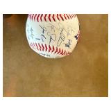 1985 MLB All-Star Game Commemorative Lot: Louisville Slugger Mini Bat & Multi-Signed Minnesota Twins / Local Celebrity Baseball