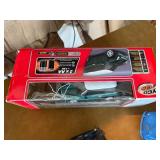 Vintage & Modern Toy Vehicle Collection: 10-Piece Lot featuring Tyco RC Mini Cooper, Tin Litho Motorcycle, and Classic Die-Cast Cars