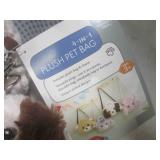 (EW6) 3 - 4-In-1 Plush Pet Bags...