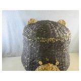 (EC1) Wicker Bear Basket Approx 20 ...