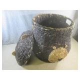 (EC1) Wicker Bear Basket Approx 20 ...
