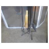 (EW2) Fireplace Tool Set with Stand...