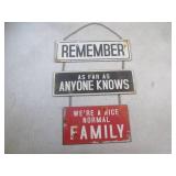 (EC1) 3pc Hanging Metal Nice Normal...