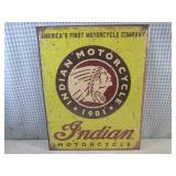 (G-1) Indian Motorcycle Tin Sign 16...