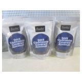 (B-2) 3 Bags of Dark Chocolate Cove...