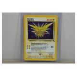 Zapdos Fossil Set Red Number Holo Pokemon Card 15/62
