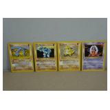 Shadowless Base Set Red Number Pokemon Cards - Onix, Machoke, Sandshrew, Jynx