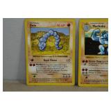Shadowless Base Set Red Number Pokemon Cards - Onix, Machoke, Sandshrew, Jynx