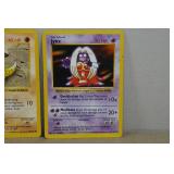 Shadowless Base Set Red Number Pokemon Cards - Onix, Machoke, Sandshrew, Jynx