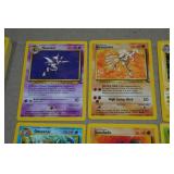 Fossil Set Red Number Pokemon Cards
