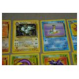 Fossil Set Red Number Pokemon Cards